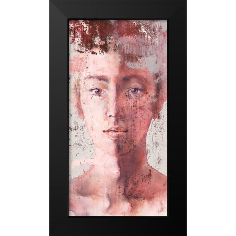 Human Aerodynamics 5 Black Modern Wood Framed Art Print by Moschetta, Dario