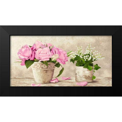 So French Black Modern Wood Framed Art Print by Dolci, Elena