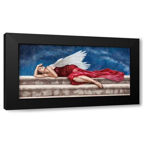 Under a Starry Night Black Modern Wood Framed Art Print by Duval, Sonya