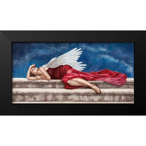 Under a Starry Night Black Modern Wood Framed Art Print by Duval, Sonya