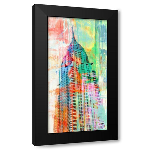 The Skyscraper 2.0 Black Modern Wood Framed Art Print with Double Matting by Chestier, Eric