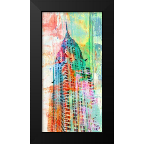 The Skyscraper 2.0 Black Modern Wood Framed Art Print by Chestier, Eric