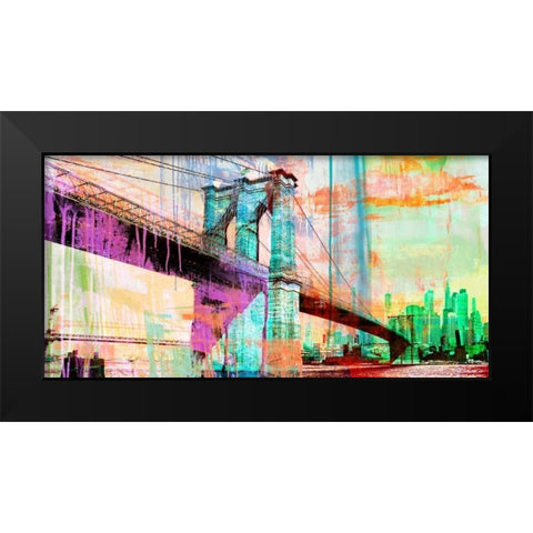 The Bridge 2.0 Black Modern Wood Framed Art Print by Chestier, Eric
