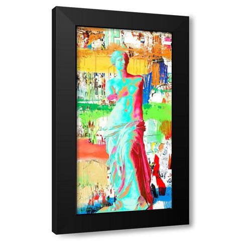 Venus de Milo 2.0 Black Modern Wood Framed Art Print by Eric, Chestier
