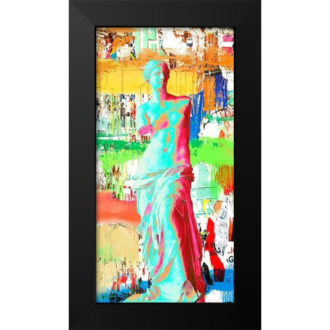 Venus de Milo 2.0 Black Modern Wood Framed Art Print by Eric, Chestier
