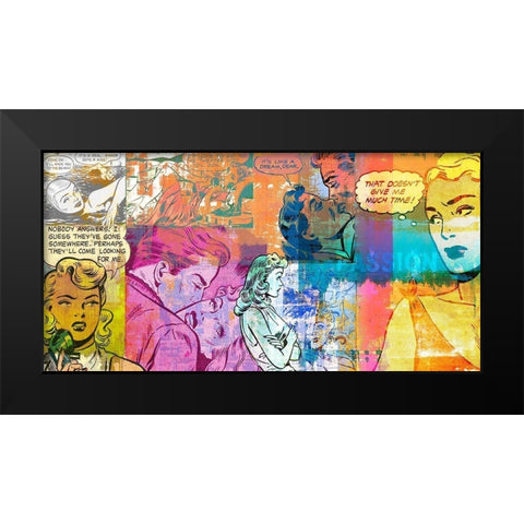 Passion Black Modern Wood Framed Art Print by Chestier, Eric