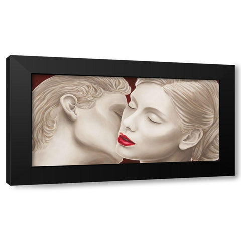 Eternal Lovers Black Modern Wood Framed Art Print by Eleanor, Setti
