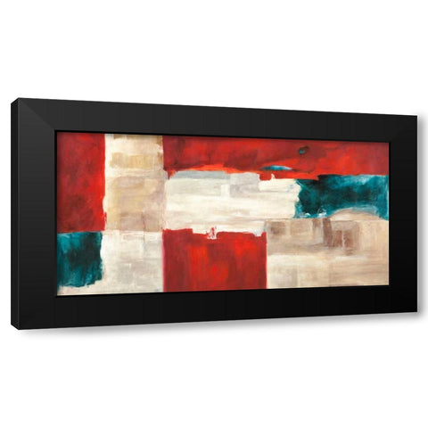 Segment Black Modern Wood Framed Art Print by Falcone, Ruggero