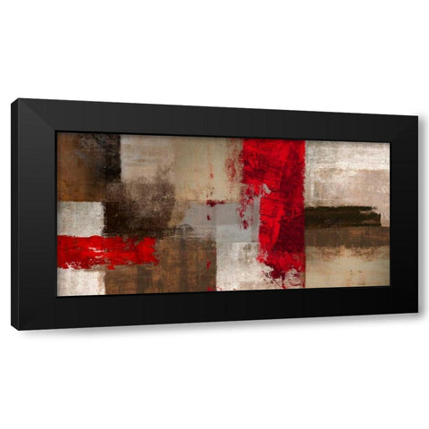 Attitude Black Modern Wood Framed Art Print with Double Matting by Falcone, Ruggero