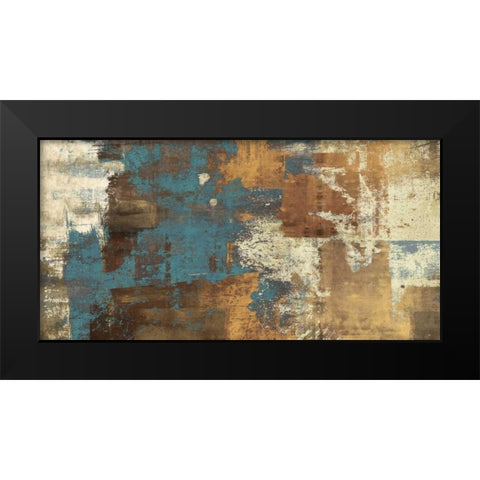 Wild Hearted Black Modern Wood Framed Art Print by Falcone, Ruggero