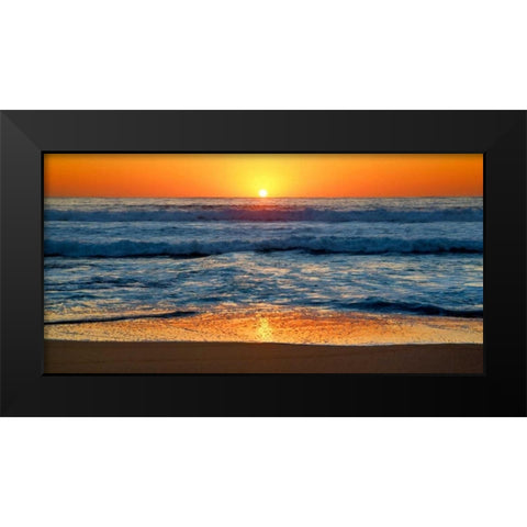 Sunset impression, Leeuwin National Park, Australia Black Modern Wood Framed Art Print by Krahmer, Frank