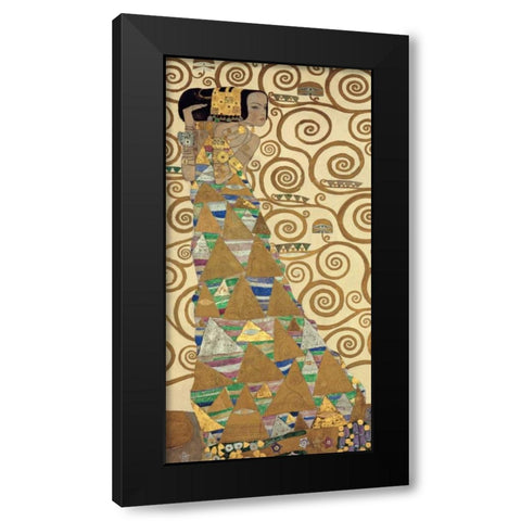 The Tree of Life I Black Modern Wood Framed Art Print by Klimt, Gustav