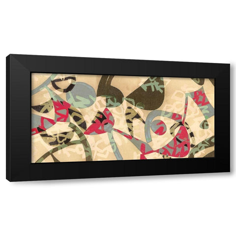 Manticore II Black Modern Wood Framed Art Print with Double Matting by Hype, Hopper