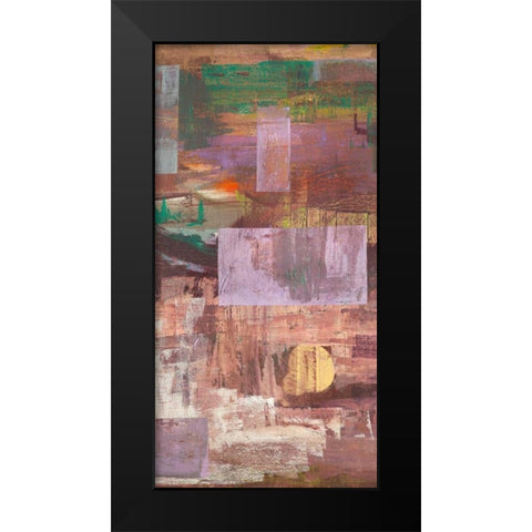 Kaleidos II Black Modern Wood Framed Art Print by Corrado, Italo
