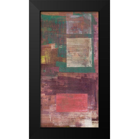 Kaleidos III Black Modern Wood Framed Art Print by Corrado, Italo