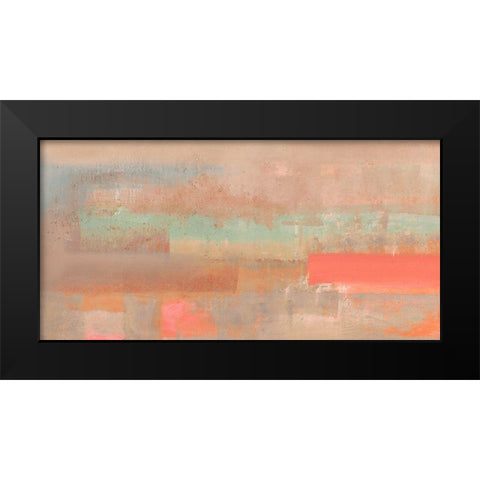 Risonanze II (detail) Black Modern Wood Framed Art Print by Corrado, Italo