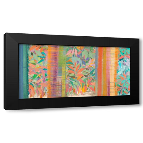 Jungle Fever Black Modern Wood Framed Art Print by Corrado, Italo