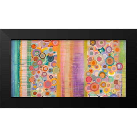 Primavera Pop Black Modern Wood Framed Art Print by Corrado, Italo