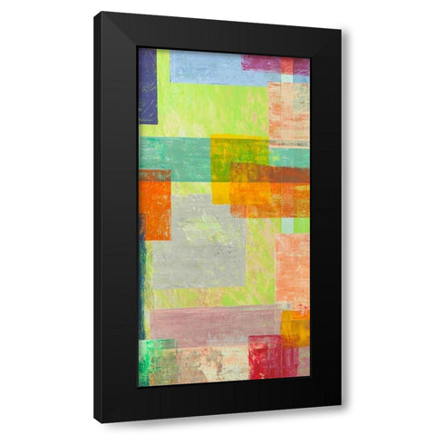 Festa dEstate II Black Modern Wood Framed Art Print with Double Matting by Corrado, Italo