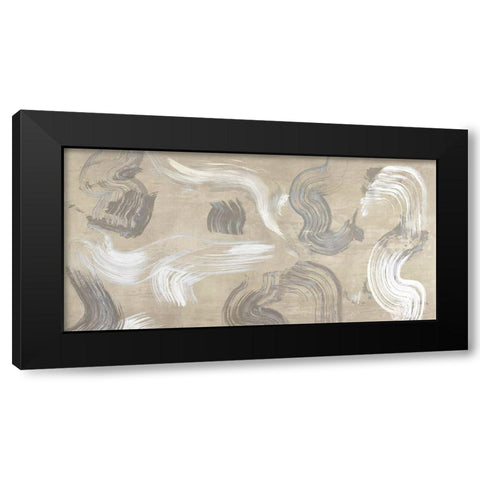 Of Sand and Stone Black Modern Wood Framed Art Print with Double Matting by Ikeda, Haru