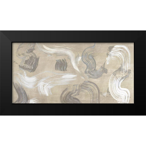 Of Sand and Stone Black Modern Wood Framed Art Print by Ikeda, Haru