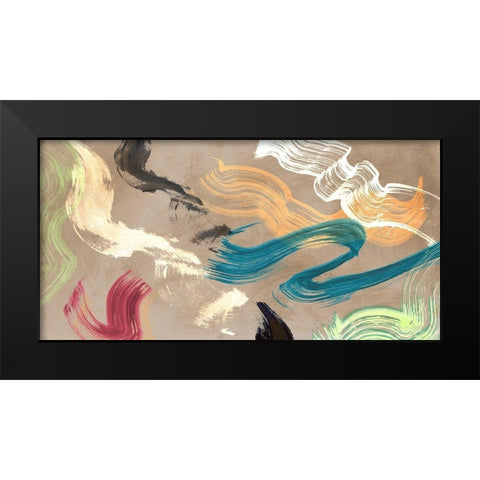 Infinity in Motion Black Modern Wood Framed Art Print by Ikeda, Haru