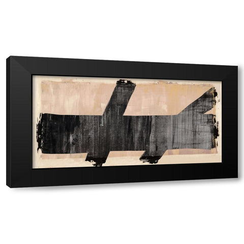 Love Black Modern Wood Framed Art Print with Double Matting by Ikeda, Haru