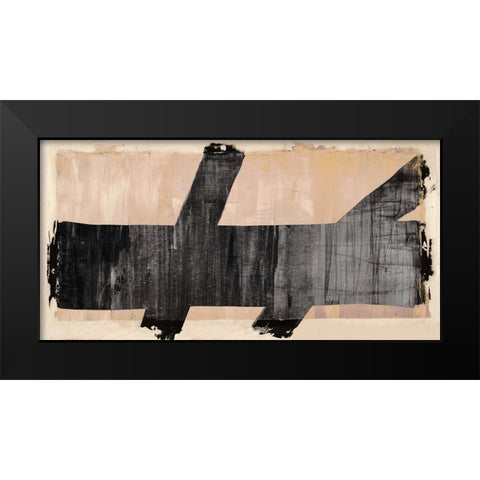 Love Black Modern Wood Framed Art Print by Ikeda, Haru