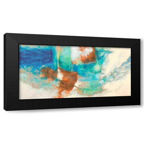 Universe Black Modern Wood Framed Art Print with Double Matting by Demos, Jean-Luc
