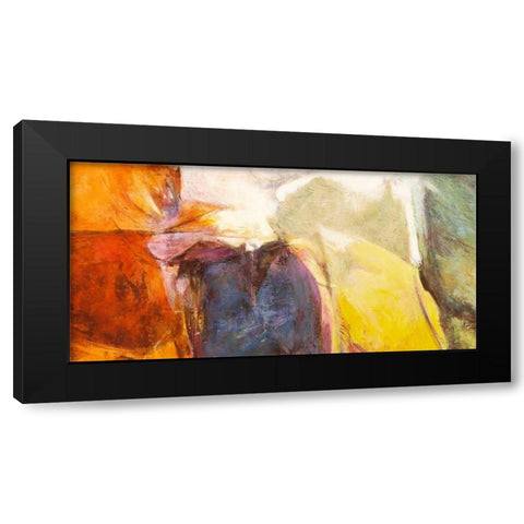 Amour Fou Black Modern Wood Framed Art Print with Double Matting by Demos, Jean-Luc
