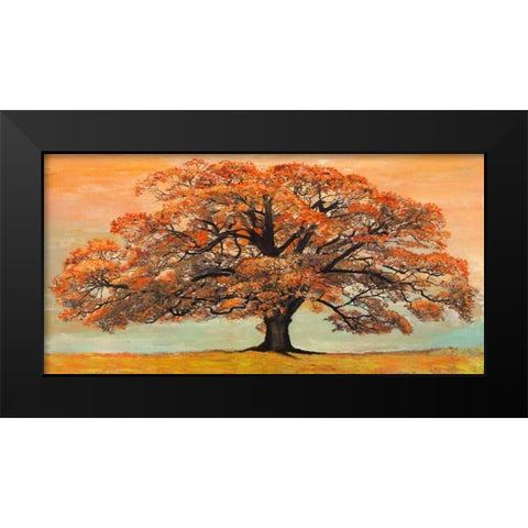 Oak Black Modern Wood Framed Art Print by Eelder, Jan