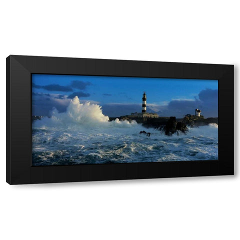 Le Creach Black Modern Wood Framed Art Print with Double Matting by Guichard, Jean