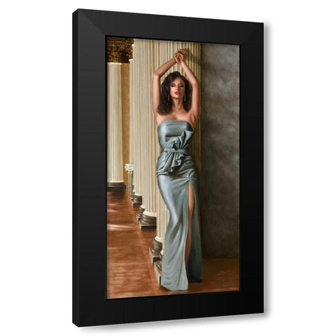 Interiors Black Modern Wood Framed Art Print by Silver, John