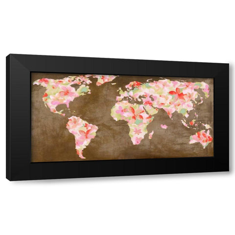 Spring of the World Black Modern Wood Framed Art Print with Double Matting by Falcone, Ruggero