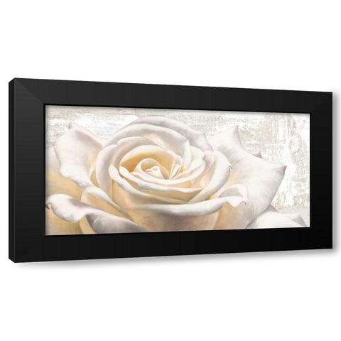 White on White Black Modern Wood Framed Art Print with Double Matting by Thomlinson, Jenny