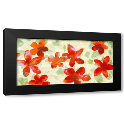 Happy Printemps Black Modern Wood Framed Art Print by Parr, Kelly