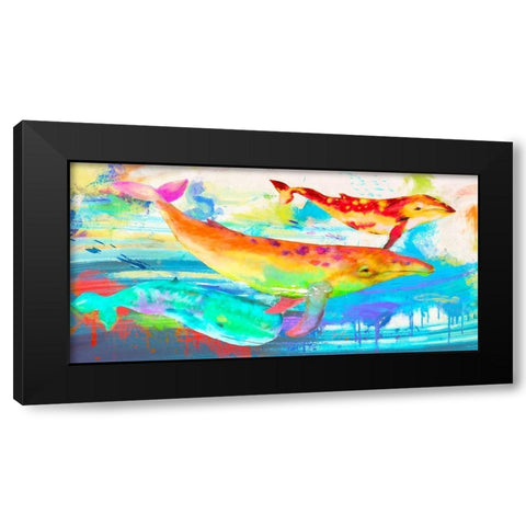 Oceaninc Divinities Black Modern Wood Framed Art Print by Kelly, Parr