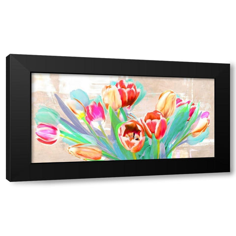 I dreamt of Tulips Black Modern Wood Framed Art Print with Double Matting by Kelly, Parr