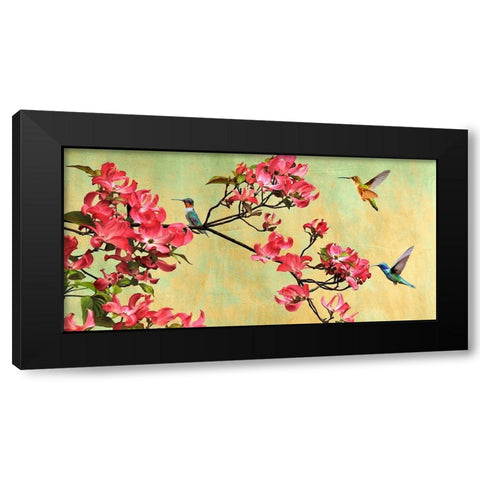 Flower Branch (detail) Black Modern Wood Framed Art Print by Parr, Kelly