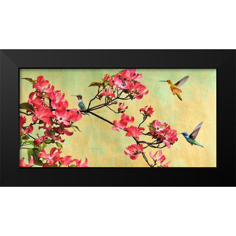 Flower Branch (detail) Black Modern Wood Framed Art Print by Parr, Kelly