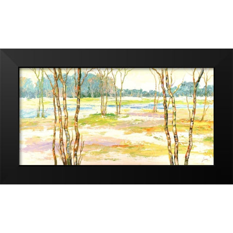 Bosco incantato II Black Modern Wood Framed Art Print by Lucas