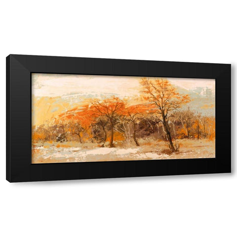 Foresta I Black Modern Wood Framed Art Print with Double Matting by Lucas