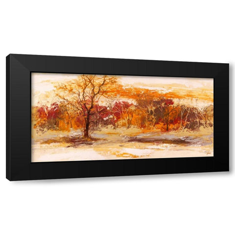 Foresta II Black Modern Wood Framed Art Print by Lucas