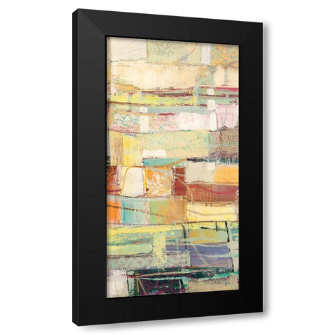 Caleidoscopio (detail) B Black Modern Wood Framed Art Print with Double Matting by Lucas