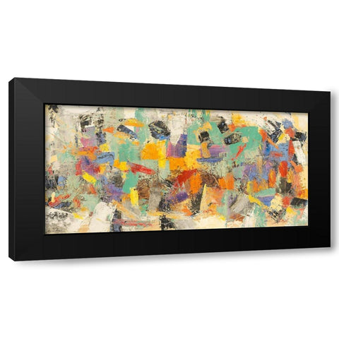 Rivoluzione colorata Black Modern Wood Framed Art Print with Double Matting by Lucas