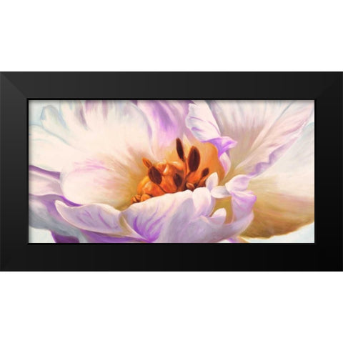 Tulipe Black Modern Wood Framed Art Print by Villa, Luca
