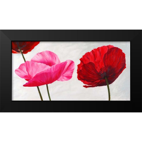 Trio Black Modern Wood Framed Art Print by Villa, Luca