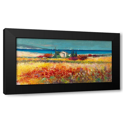 Sogno mediterraneo Black Modern Wood Framed Art Print by Florio, Luigi