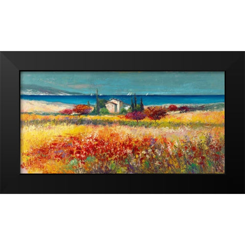 Sogno mediterraneo Black Modern Wood Framed Art Print by Florio, Luigi