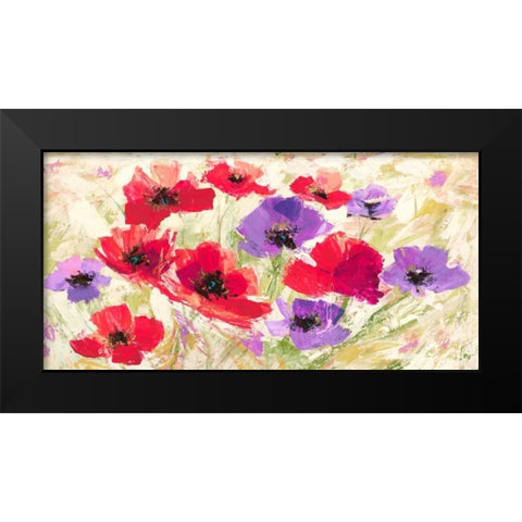 Campo in Primavera Black Modern Wood Framed Art Print by Florio, Luigi